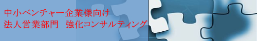 法人営業部門強化コンサルティング